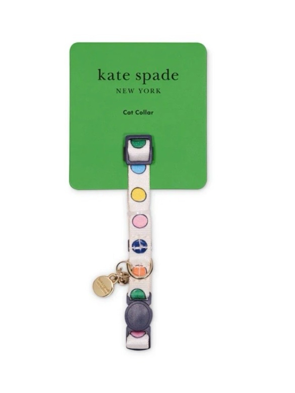 kate spade Watercolor Dot Cat Collar